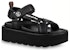 (W) Sandal Louis Vuitton 'Hitam Kasual Fesyen' 1AABR5
