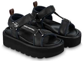 (W) Sandal Louis Vuitton 'Hitam Kasual Fesyen' 1AABR5 Shop (W) Sandal Louis Vuitton 'Hitam Kasual Fesyen' 1AABR5