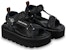 (W) Sandal Louis Vuitton 'Hitam Kasual Fesyen' 1AABR5