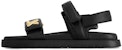 (W) Sandal Louis Vuitton 'Hitam Serbaguna Selesa' 1ACG0R