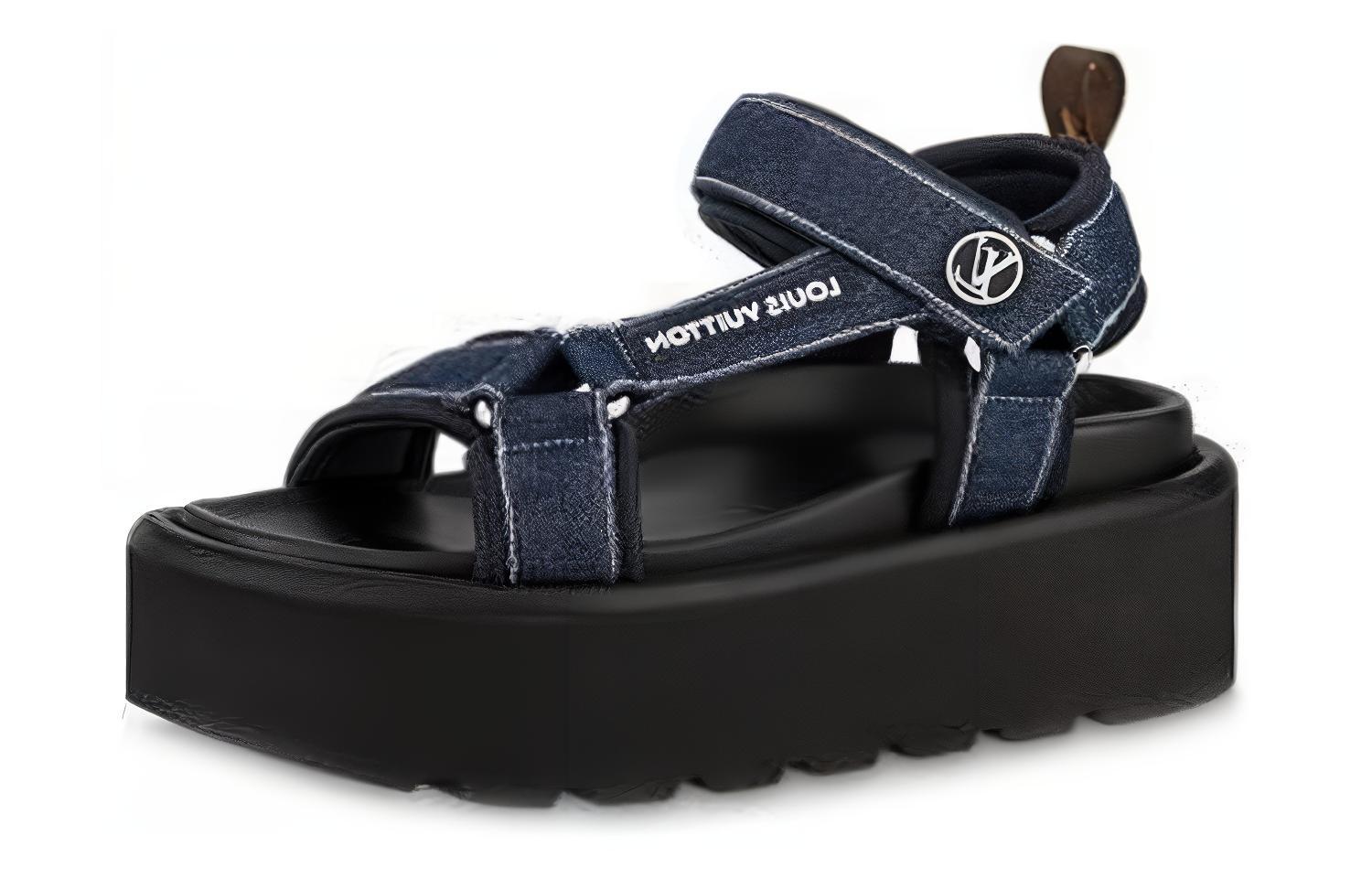 (Women) Louis Vuitton Sandal 'Comfortable Versatile Blue' 1AACHG