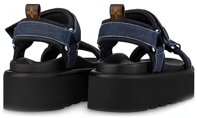 (Women) Louis Vuitton Sandal 'Comfortable Versatile Blue' 1AACHG Lookbook (Women) Louis Vuitton Sandal 'Comfortable Versatile Blue' 1AACHG