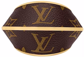 (Women) Louis Vuitton Sculptural Design Metal Bracelet Brown. M1834S (Women) Louis Vuitton Sculptural Design Metal Bracelet Brown. M1834S