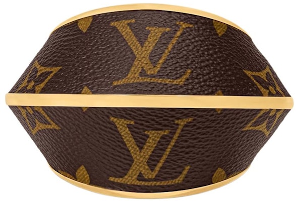 (W) Gelang Logam Desain Skulptural Louis Vuitton Coklat. M1834S Order (W) Gelang Logam Desain Skulptural Louis Vuitton Coklat. M1834S