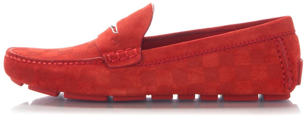 (Women) Louis Vuitton Shade 'Red Velvet Calfskin Slip-On' 471003 Buy (Women) Louis Vuitton Shade 'Red Velvet Calfskin Slip-On' 471003