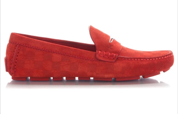 (Women) Louis Vuitton Shade 'Red Velvet Calfskin Slip-On' 471003 Order (Women) Louis Vuitton Shade 'Red Velvet Calfskin Slip-On' 471003