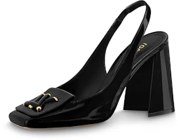 (Women) Louis Vuitton Shake 'Black Buckle Block Heel' 1AB090 (Women) Louis Vuitton Shake 'Black Buckle Block Heel' 1AB090