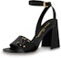Buy (W) Louis Vuitton Shake 'Sandal Tumit Blok Buckle Hitam' 1ABVV0