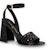 (W) Louis Vuitton Shake 'Sandal Tumit Blok Buckle Hitam' 1ABVV0