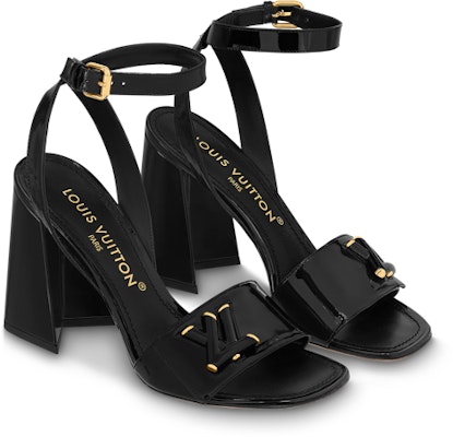 (Women) Louis Vuitton Shake 'Black Buckle Block Heel Sandal' 1ABVV0 Lookbook (Women) Louis Vuitton Shake 'Black Buckle Block Heel Sandal' 1ABVV0