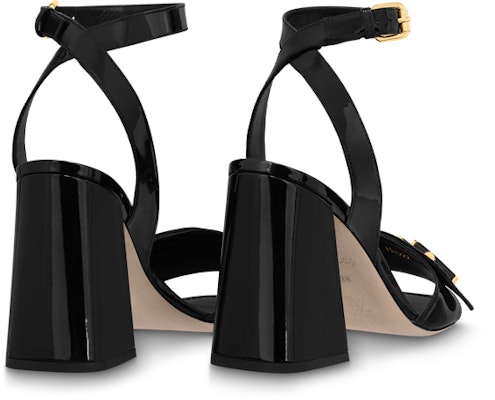 (Women) Louis Vuitton Shake 'Black Buckle Block Heel Sandal' 1ABVV0 Shop (Women) Louis Vuitton Shake 'Black Buckle Block Heel Sandal' 1ABVV0