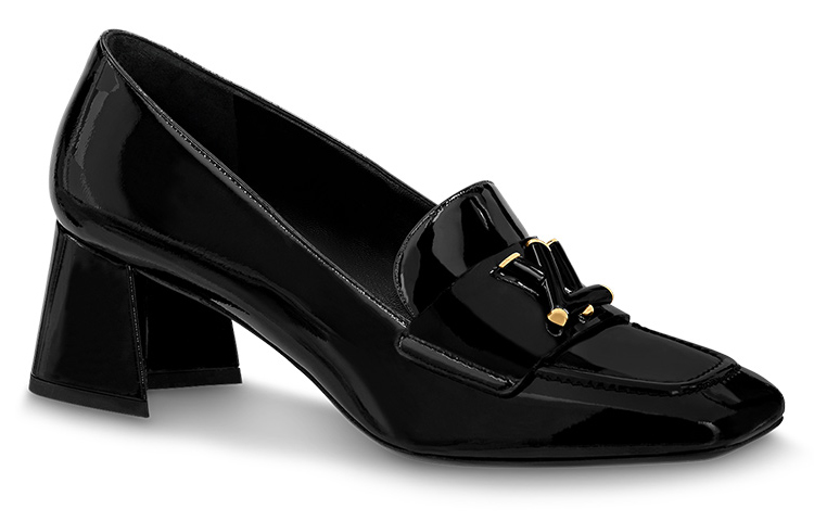 Order (Women) Louis Vuitton Shake 'Black Patent Block Heel' 1ABTKQ