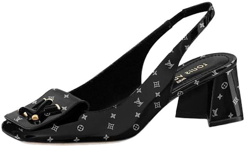 LOUIS VUITTON 搖擺 漆皮 舒適百搭 粗跟 高跟鞋 5.5cm 女款 黑色 Buy LOUIS VUITTON 搖擺 漆皮 舒適百搭 粗跟 高跟鞋 5.5cm 女款 黑色