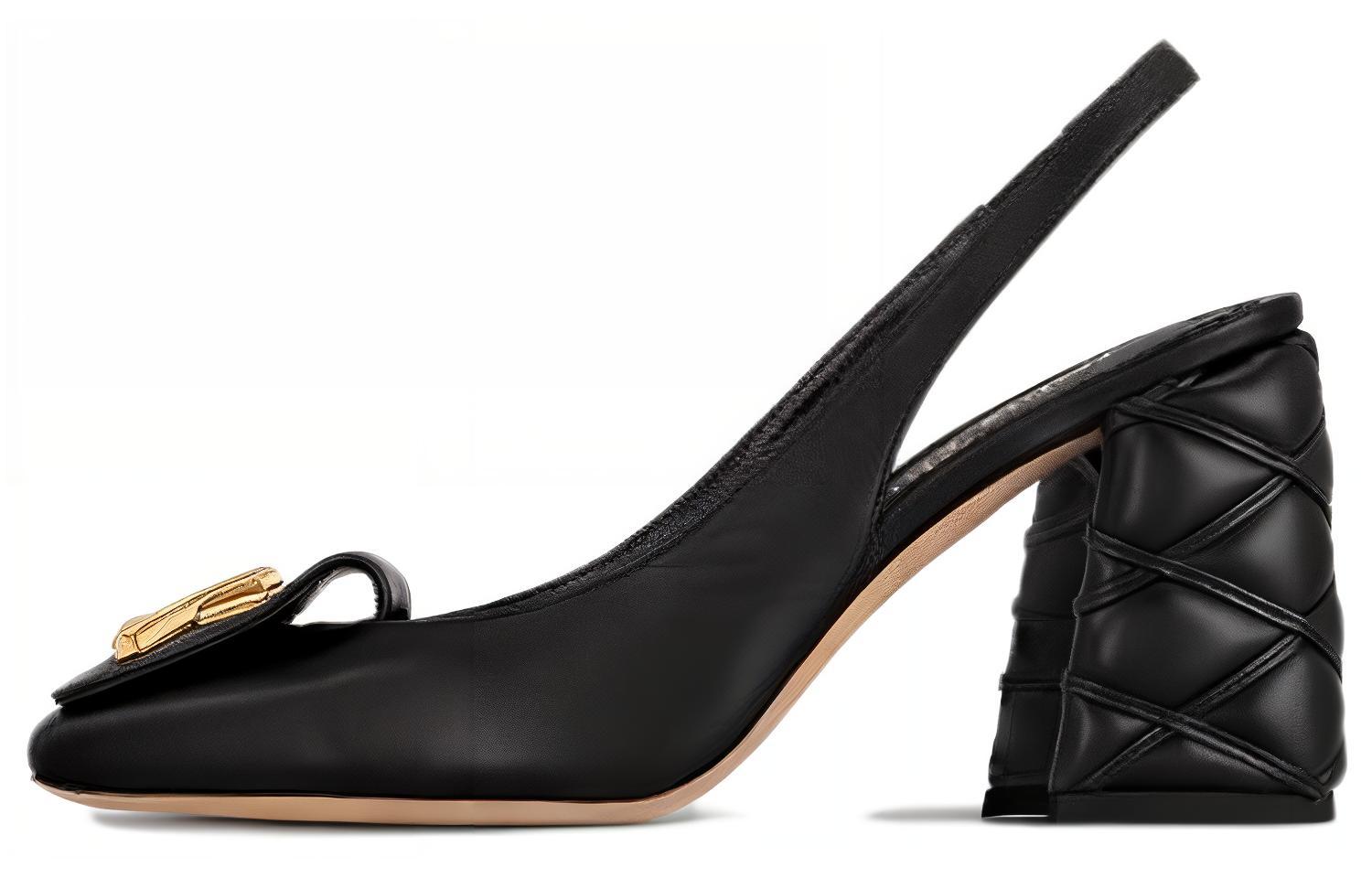 (Women) Louis Vuitton Shake 'Black Square Toe Block Heel' 1ACB32
