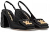 Lookbook (W) Louis Vuitton Shake 'Hitam Tumit Blok Hujung Petak' 1ACB32