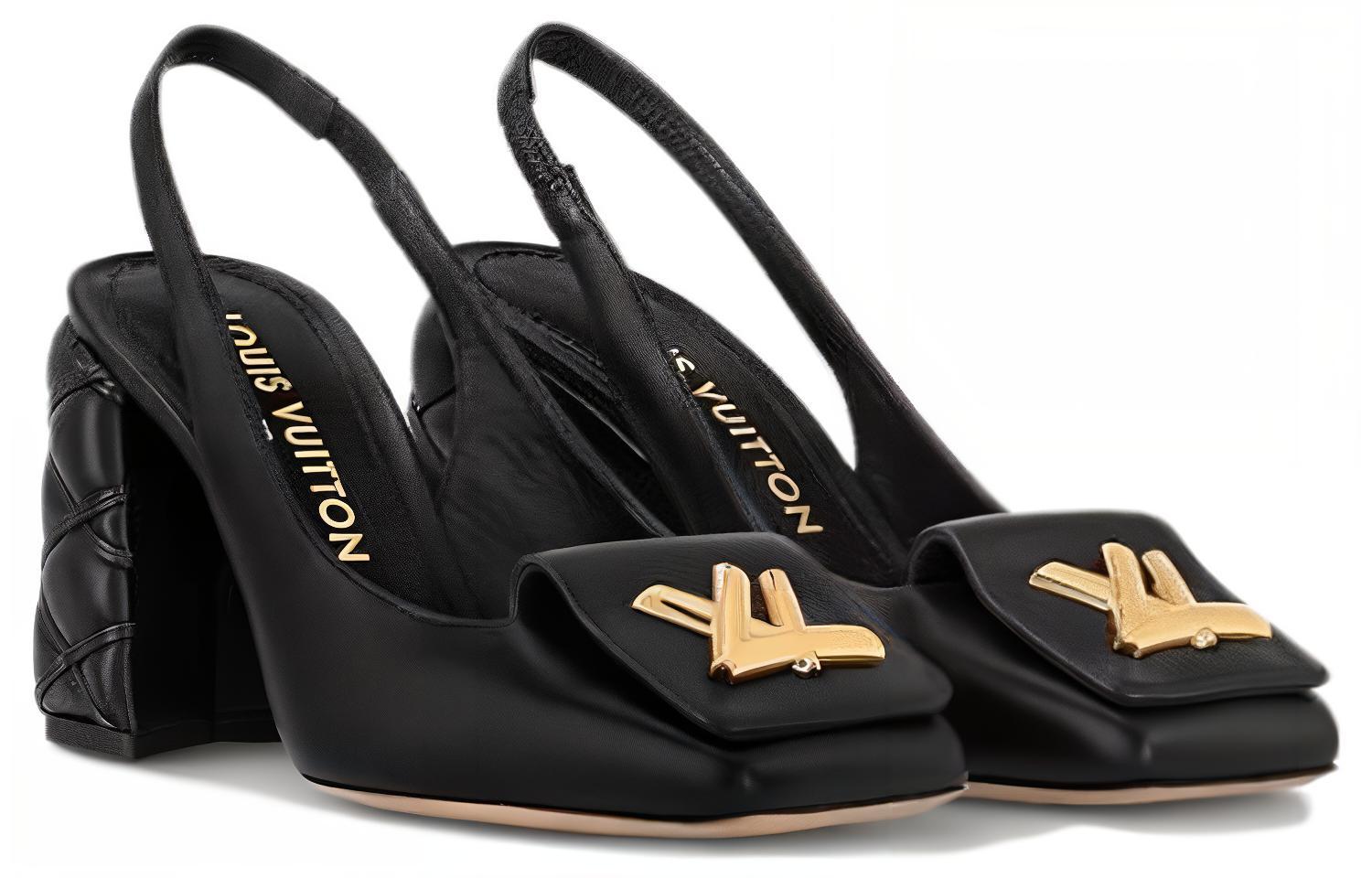 Lookbook (W) Louis Vuitton Shake ''Bout Noir à Talon Carré'' 1ACB32