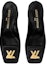 Shop (W) Louis Vuitton Shake 'Hitam Tumit Blok Hujung Petak' 1ACB32