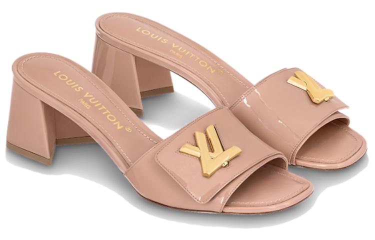 Lookbook (Women) Louis Vuitton Shake 'Brown Leather Slides' 1ABID2