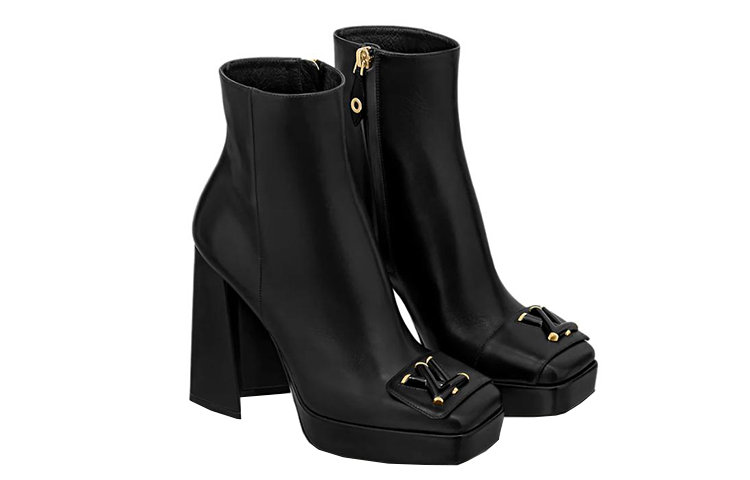 Lookbook (W) Louis Vuitton Kasut Kasual Berzip Shake 'Comfort' Hitam 1ABUK6