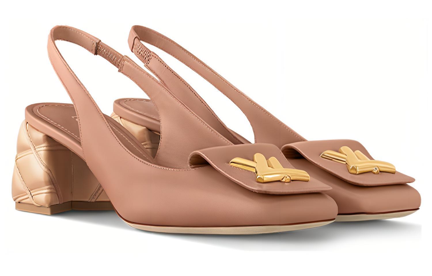 Lookbook (Women) Louis Vuitton Shake 'Elegant Nude' High-Heel 5.5cm 1ACA2L