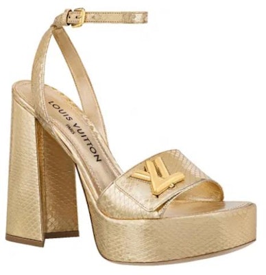 (Women) Louis Vuitton Shake 'Gold Buckle Block Heel' 1ABOOH Order (Women) Louis Vuitton Shake 'Gold Buckle Block Heel' 1ABOOH