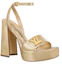 Order (Women) Louis Vuitton Shake 'Gold Buckle Block Heel' 1ABOOH