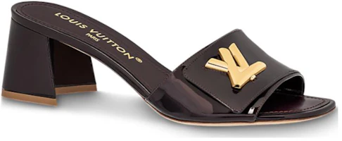 Order (W) Louis Vuitton Shake 'Sandal Kulit Kenyamanan Fashion Peep-Toe' Hitam 1ABIDW
