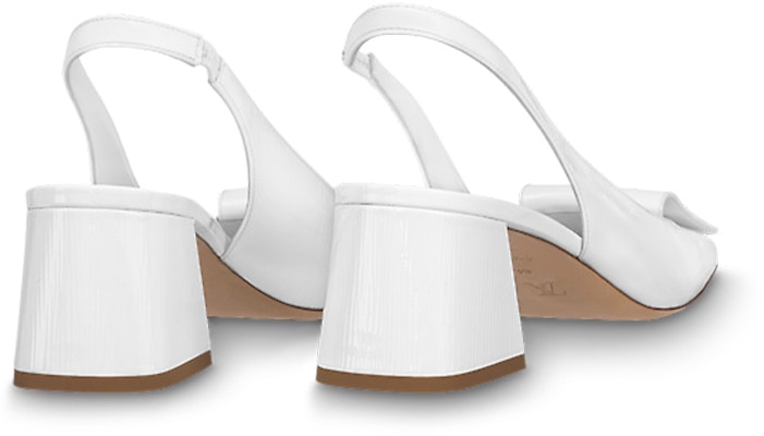 (W) Louis Vuitton Shake Slingback Pumps 'Putih' 1ABH59 Order (W) Louis Vuitton Shake Slingback Pumps 'Putih' 1ABH59