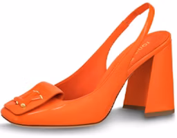 (Women) Louis Vuitton Shake 'Orange Leather High-Heel' 1AB0CG (Women) Louis Vuitton Shake 'Orange Leather High-Heel' 1AB0CG