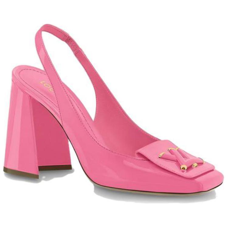 Order (W) 루이비통 핑크 버클 블록힐 (or) LV 핑크 버클 블록힐 1AB0BQ