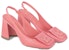 (W) Louis Vuitton Shake 'Tumit Blok Gesper Merah Jambu' 1ABUGB
