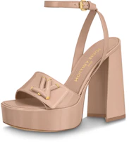 (Women) Louis Vuitton Shake 'Pink Buckle Chunky Heel' 1ABPAC (Women) Louis Vuitton Shake 'Pink Buckle Chunky Heel' 1ABPAC