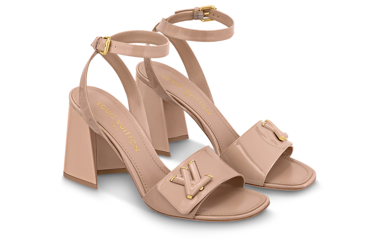 Order (W) 路易威登Shake粉色扣带高跟鞋 1ABVVH