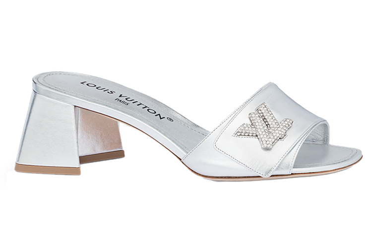 Order (W) ルイ・ヴィトン シャイン・スライド (銀、オープントゥ) 1AB2OP