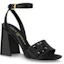 Order (W) Louis Vuitton Shake ''Zwart met Goudkleurige Gladde Patent Gesp'' Sandalen 1AB2MQ