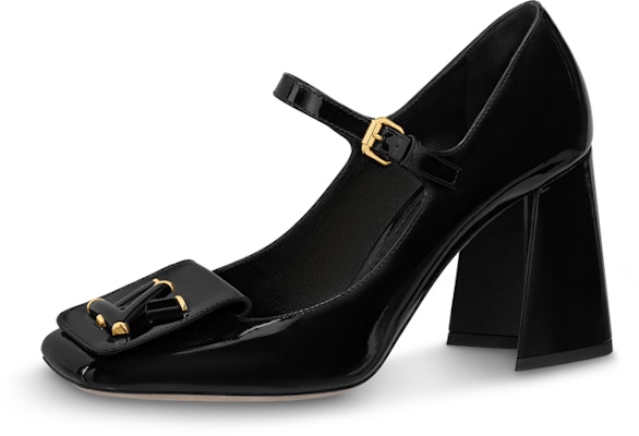 (Women) Louis Vuitton Shake Black 'Patent Buckle Mary Jane Block Heel' 1ABUOZ Buy (Women) Louis Vuitton Shake Black 'Patent Buckle Mary Jane Block Heel' 1ABUOZ