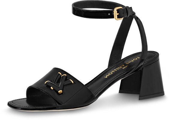 (W) Louis Vuitton Shake Calfskin 'Sandal Tinggi Fesyen Tumit Blok' Hitam 1ABVU8 Buy (W) Louis Vuitton Shake Calfskin 'Sandal Tinggi Fesyen Tumit Blok' Hitam 1ABVU8