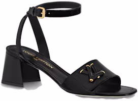 Order (Women) Louis Vuitton Shake Calfskin 'Block Heel Fashion Slides' Black 1ABVU8