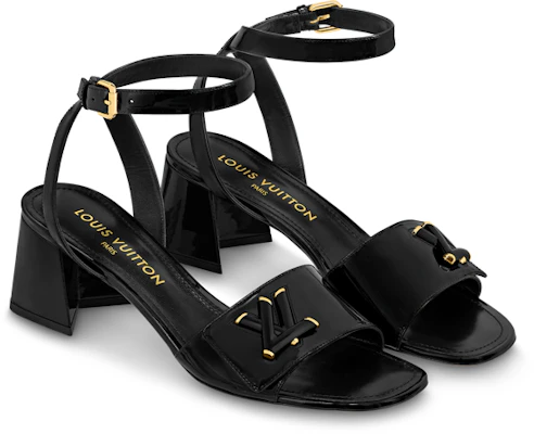(W) Louis Vuitton Shake Calfskin ''Mules à Talons Bloc'' Noir 1ABVU8 Lookbook (W) Louis Vuitton Shake Calfskin ''Mules à Talons Bloc'' Noir 1ABVU8