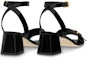 Shop (W) Louis Vuitton Shake Calfskin ''Mules à Talons Bloc'' Noir 1ABVU8