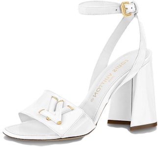 (W) 路易威登白色皮革露趾凉鞋 1AB2N1 Buy (W) 路易威登白色皮革露趾凉鞋 1AB2N1