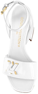 (Women) Louis Vuitton Shake Leather Open-Toe Sandal 'White' 1AB2N1 Shop (Women) Louis Vuitton Shake Leather Open-Toe Sandal 'White' 1AB2N1