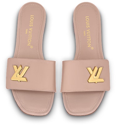 (W) 루이비통 핑크 쉐이크 가죽 슬라이드 샌들 1ABIEQ Shop (W) 루이비통 핑크 쉐이크 가죽 슬라이드 샌들 1ABIEQ