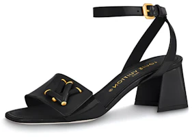 (Women) Louis Vuitton Shake Sandal 'Black Leather Buckle' 1AB0YN (Women) Louis Vuitton Shake Sandal 'Black Leather Buckle' 1AB0YN