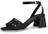 (W) Louis Vuitton Shake Sandal 'Buckle Kulit Hitam' 1AB0YN