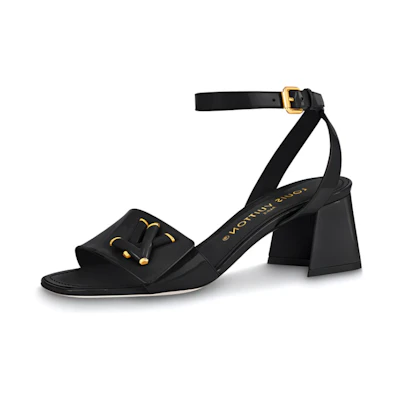 (W) LV Shake Sandal 'Black Leather Buckle'
