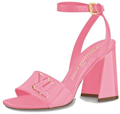 (Women) Louis Vuitton Shake Sandal 'Pink Patent Leather with Gold Buckle' 1AB2NZ Buy (Women) Louis Vuitton Shake Sandal 'Pink Patent Leather with Gold Buckle' 1AB2NZ
