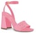 (W) Louis Vuitton Shake Sandal 'Kulit Merah Jambu dengan Gesper Emas' 1AB2NZ