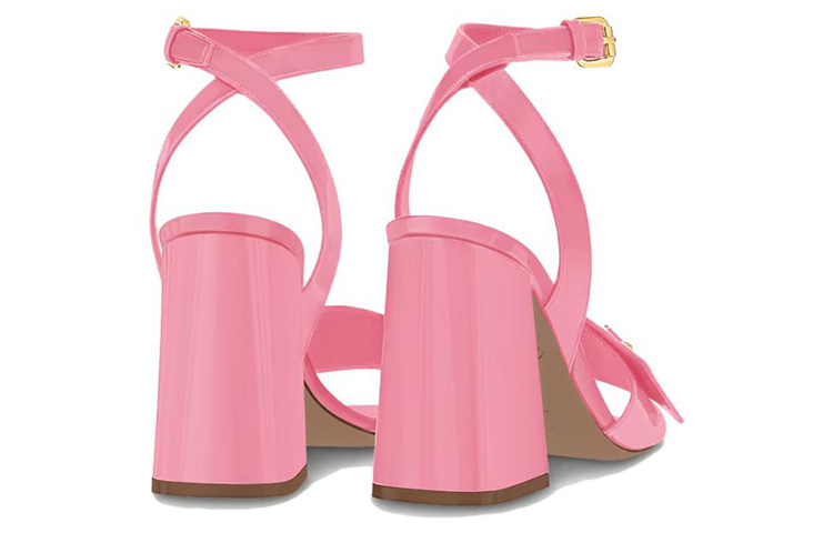 Purchase (W) Louis Vuitton Shake Sandal ''Roze Lakleer met Gouden Gesp'' 1AB2NZ