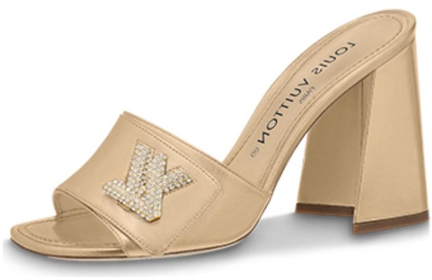 (Women) Louis Vuitton Shake Slides 'Gold Open-Toe' 1AB1KF Buy (Women) Louis Vuitton Shake Slides 'Gold Open-Toe' 1AB1KF